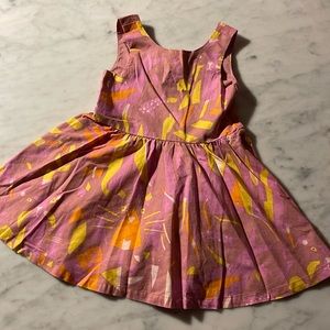 Tea linen jungle dress